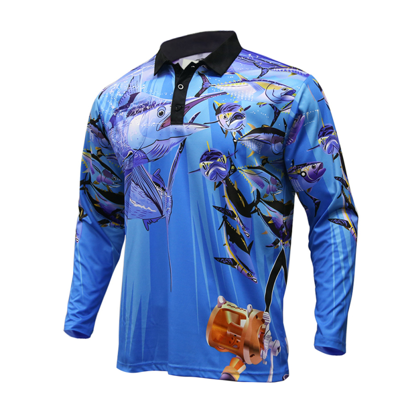 Customize Long Sleeve Outdoor Fishing Shirts Fishing Unifrom