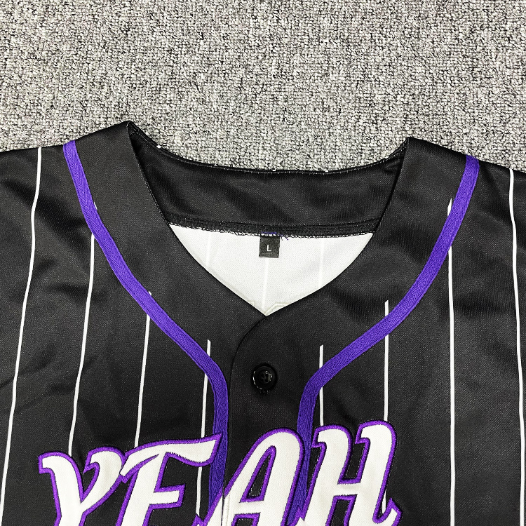 Custom Baseball Jersey Embroidery