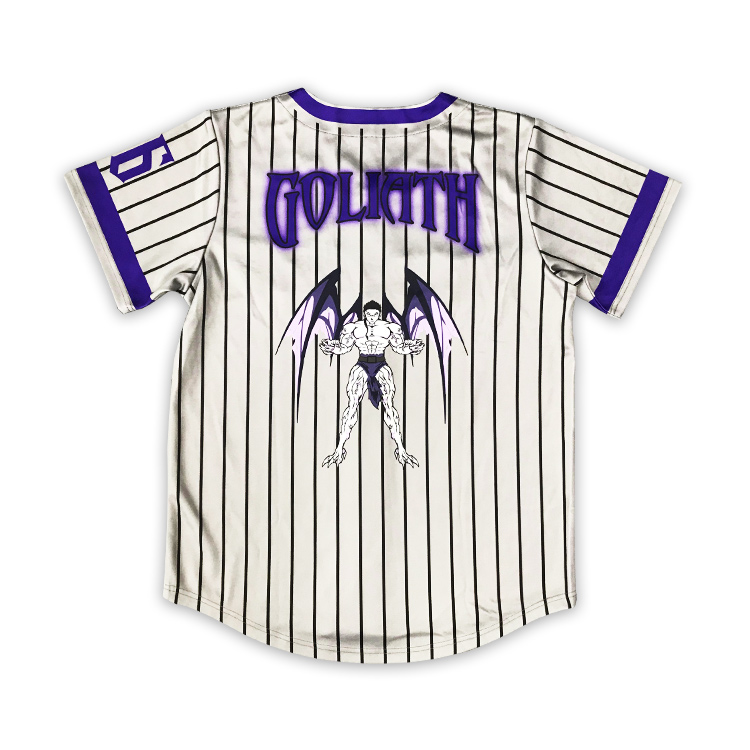 Customize Stripe Embroidery Baseball Uniform