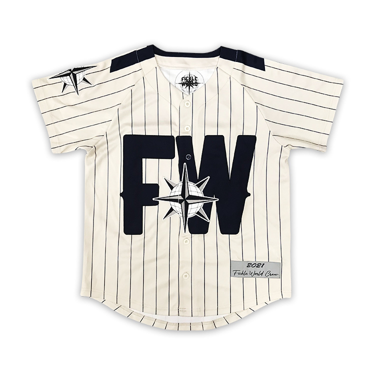 Customize Stripe Baseball Jersey