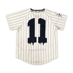 Customize Stripe Baseball Jersey