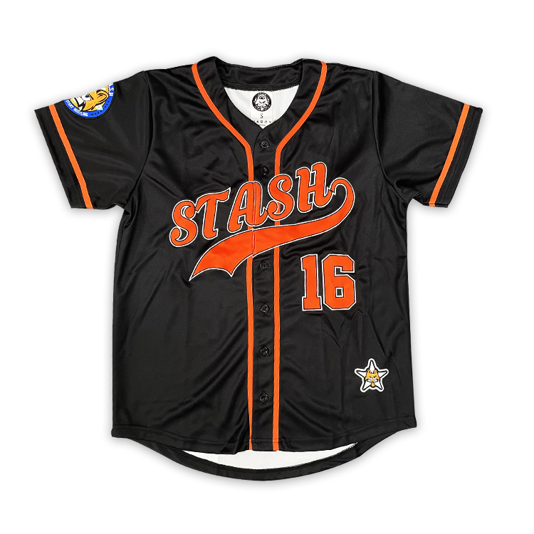 Sublimated Patch Embroidery Baseball Jersey