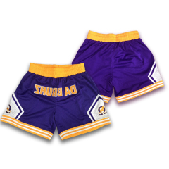 Sublimated Embroidered Mesh Active Basketball Shorts