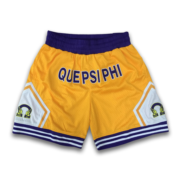 Sublimated Embroidered Mesh Active Shorts