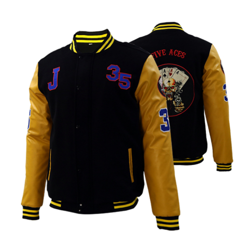 Custom Patch Baseball Jacket Embroidered Baseball Jacket