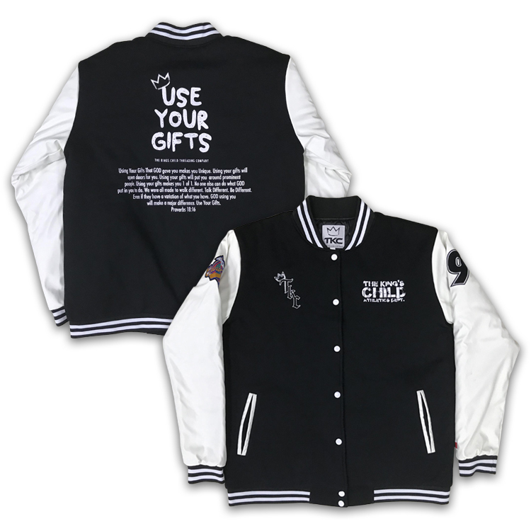 Custom Patch Embroidered Baseball Jacket