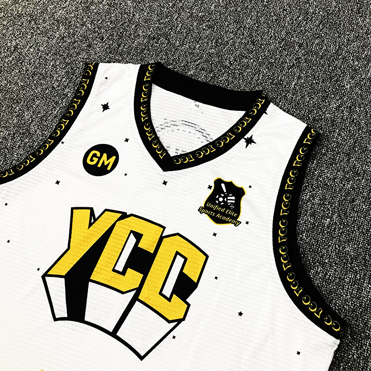 Customizable Black Sublimated Basketball Jersey Set