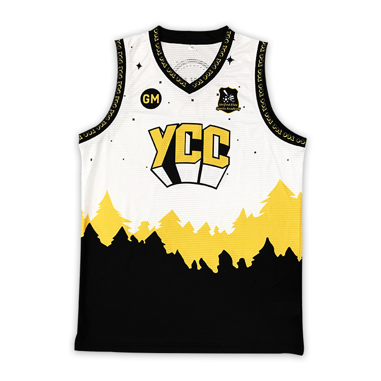 Customizable Black Sublimated Basketball Jersey Set