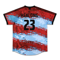 Custom Quality Soccer Jersey Sublimated Logo Football Jersey