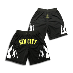 Custom Sublimated Embroidered Mesh Active Basketball Shorts