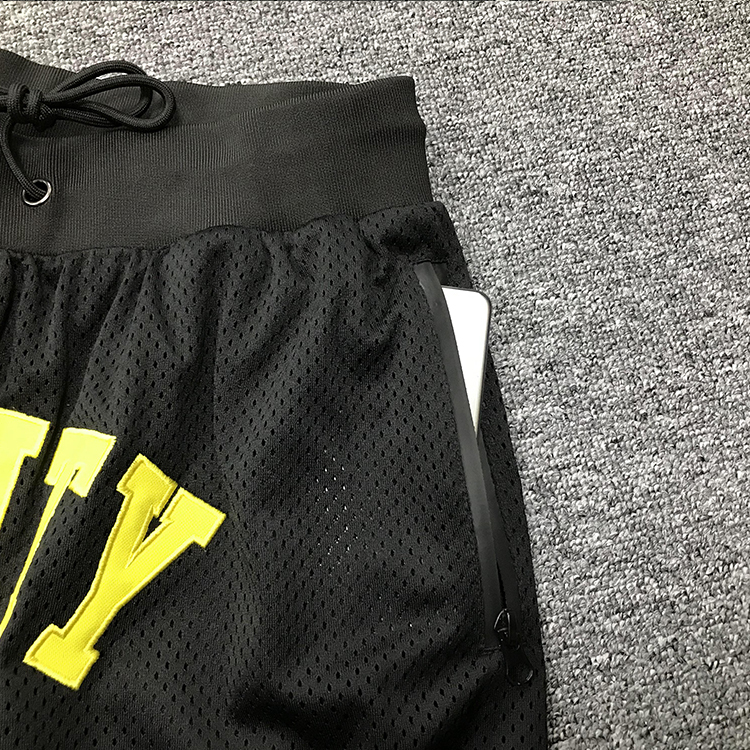 Custom Sublimated Embroidered Mesh Active Basketball Shorts