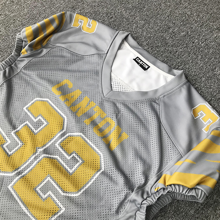 Custom Printed Sports Jersey Sublimated Apparel for Football