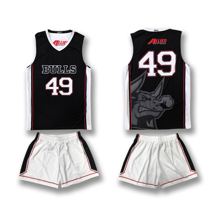 Custom Sublimated Reversible Basketball Jersey Set