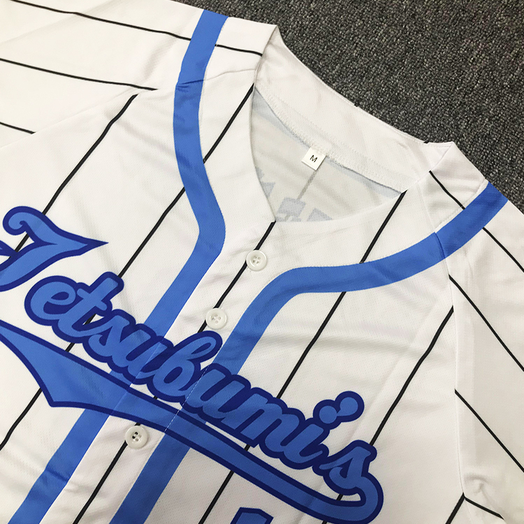 Sublimated Patch Embroidery Baseball Uniform