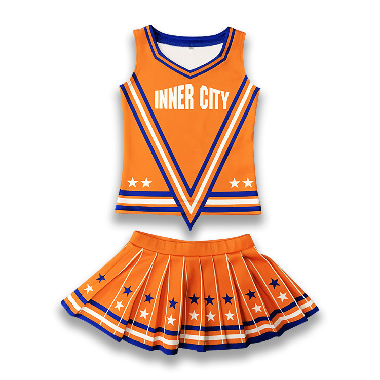 Sublimation Cheer Practice Girls Dance Cheerleading Uniforms