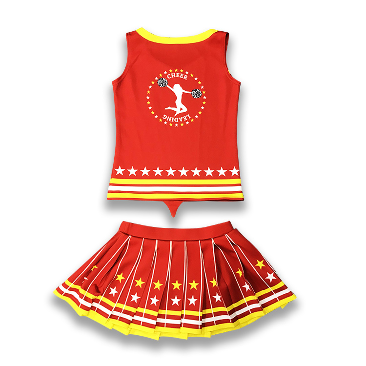 Dance Practice Gym Bra Sublimation Cheerleadering Uniform Jogging