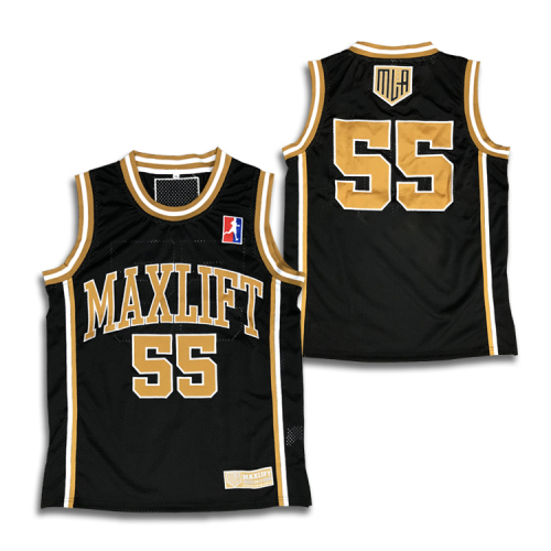Custom Black Embroidery Basketball Uniform Jersey