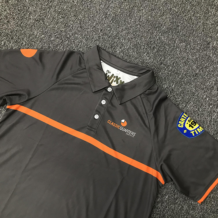 Custom Sublimated Short Sleeve Men's Polo Shirts