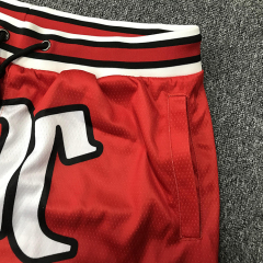 Custom Sublimated Red/Blue/Black/Yellow Active Basketball Street Shorts