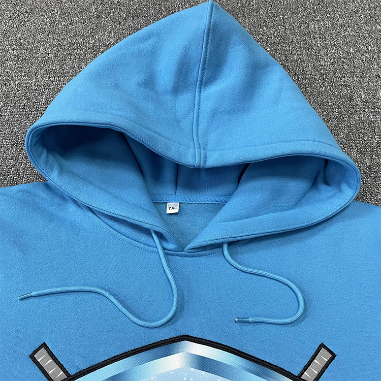 Custom Fashion Design Blue Hoodies