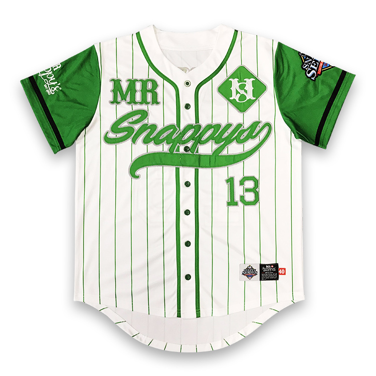 Custom Embroidery Pinstripe Baseball Jerseys