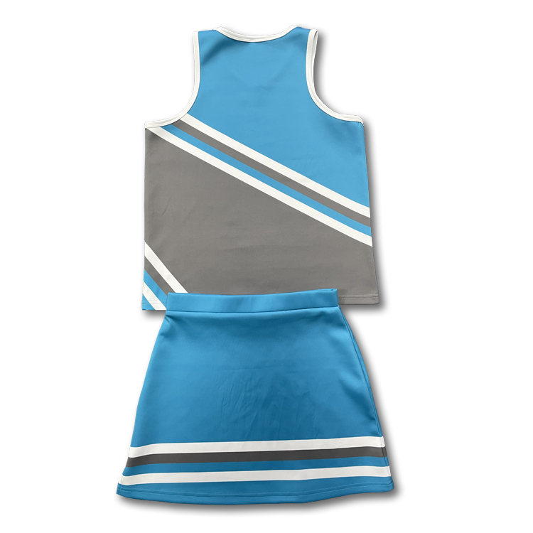 Customized Spandex New Design Wholesale Cheer Uniforms Kids Adult Short Sleeve Girls Cheerleader Uniform