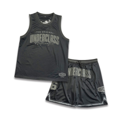 Custom Sublimated Embroidery Basketball Jersey Set