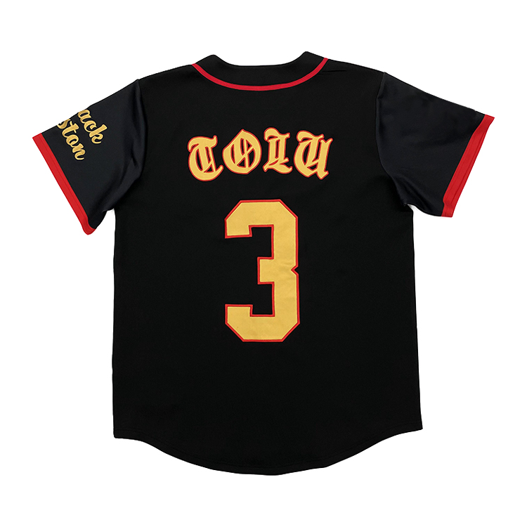 Custom Baseball Jersey Embroidery