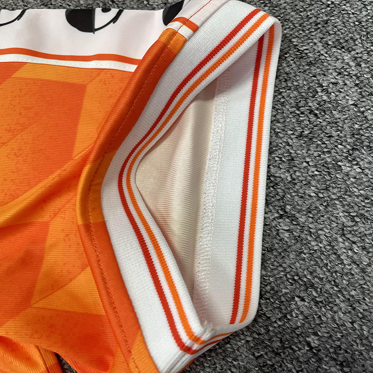 Sublimated Retro Football Jersey With Patch Embroidery Logo