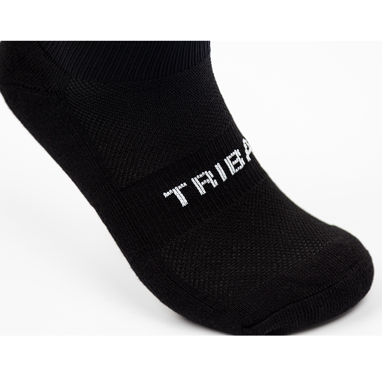 Custom Black and Rde Sports Socks Basketball Socks