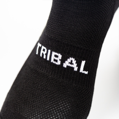 Custom Black and Rde Sports Socks Basketball Socks
