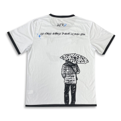 Sublimation tee shirts with embroidery logo