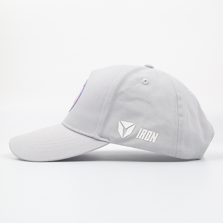 Sports Caps Black Baseball Caps With Badge Embroidery Logo