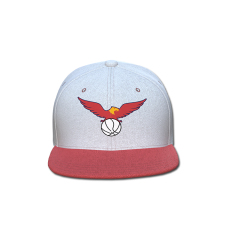 Embroidery Royal Blue Flat Brim Hats Baseball Caps