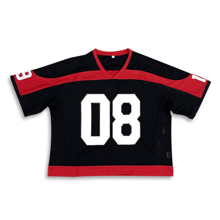 Custom Mesh Sublimated Boxy Cropped Football Shirts