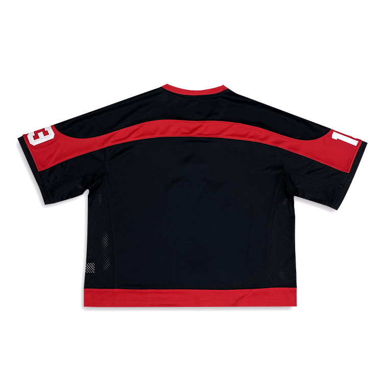 Custom Mesh Sublimated Boxy Cropped Football Shirts