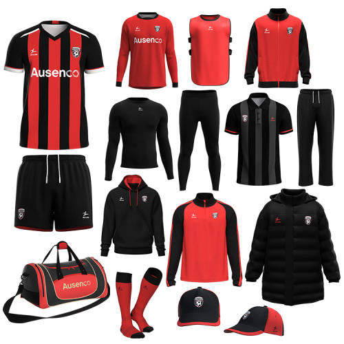 Customize Your Red Style Football Team Kits