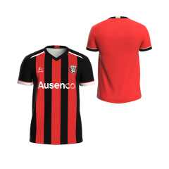 Customize Your Red Style Football Team Kits