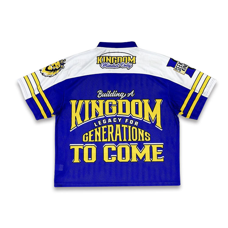 Mesh Sublimated American Football Shirts Boxy Oversized Jersey