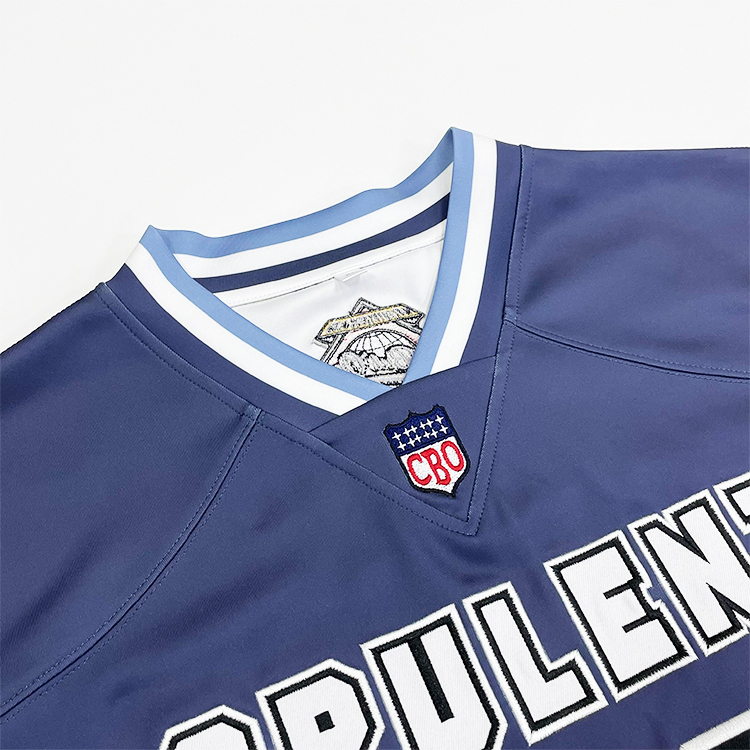 Custom Mesh Sublimated American Football Shirts With Embroidery