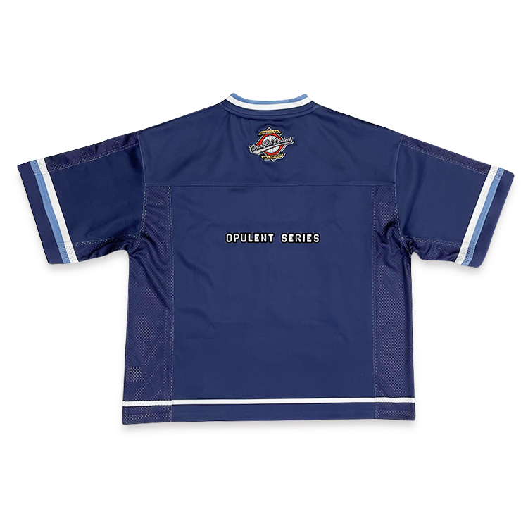 Custom Mesh Sublimated American Football Shirts With Embroidery