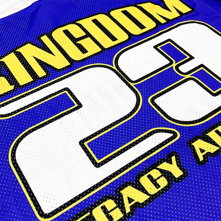 Mesh Sublimated American Football Shirts Boxy Oversized Jersey