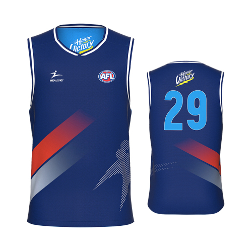 Full Sublimated Reversible Royal Blue&amp;Blue Afl Jersey