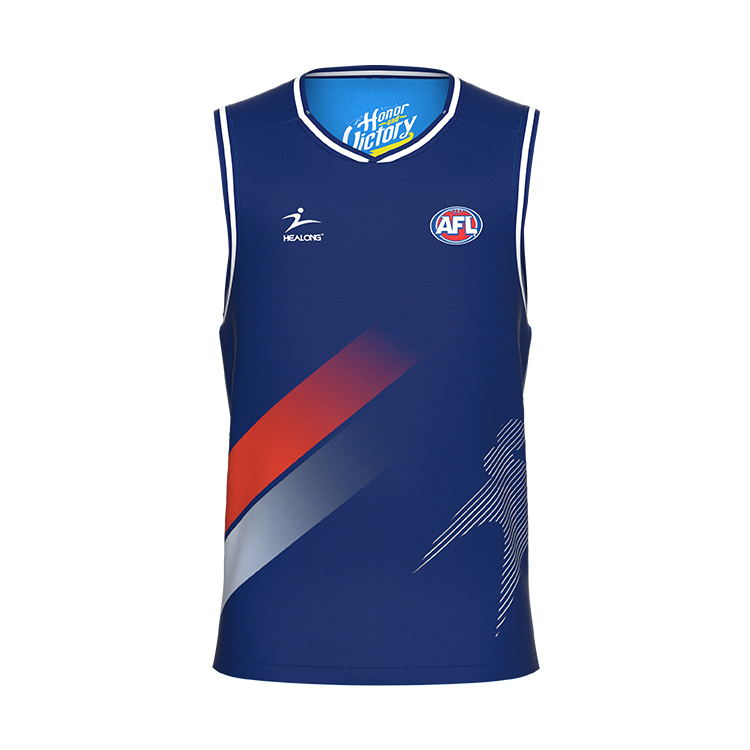 Full Sublimated Reversible Royal Blue&Blue Afl Jersey