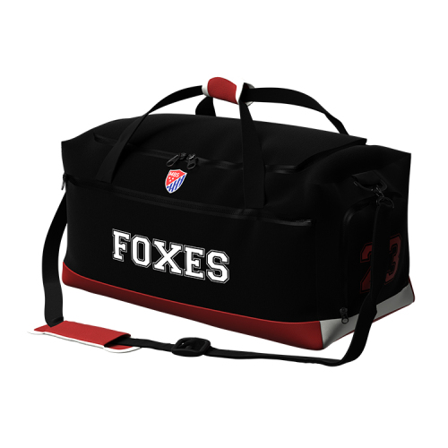 Customized Soccer Team Black Duffle Bag And Soccer Kits