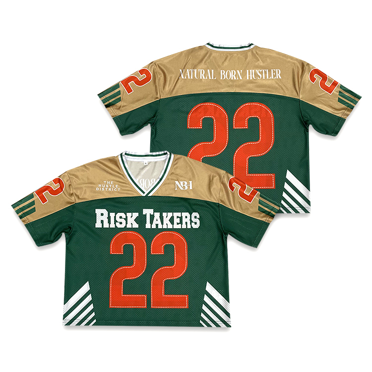 Sublimated Football Shirts Boxy Oversized Jersey