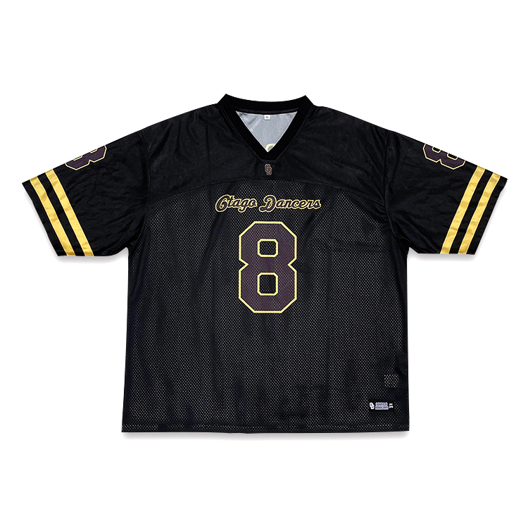 Black Sublimated American Football Shirts