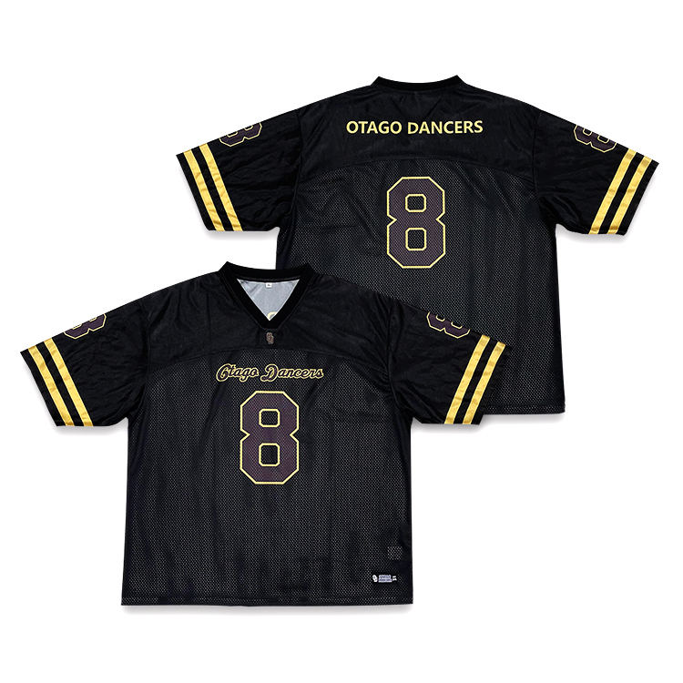 Black Sublimated American Football Shirts