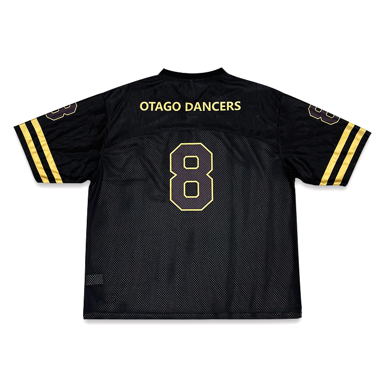 Black Sublimated American Football Shirts