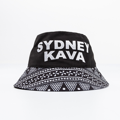 Customized Black Men Sublimation &amp; Embroidery Bucket Hat